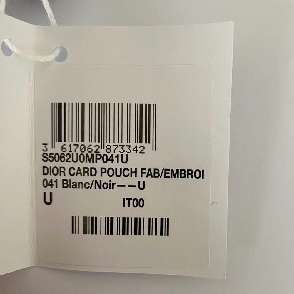 NWT Christian Dior Made in Italy Black White Plan de Paris Pouch Makeup Bag - Picture 9 of 16